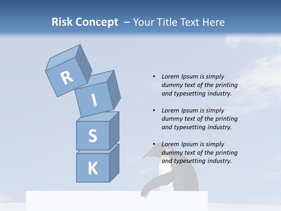 Copy Wildlife Antarctica PowerPoint Template