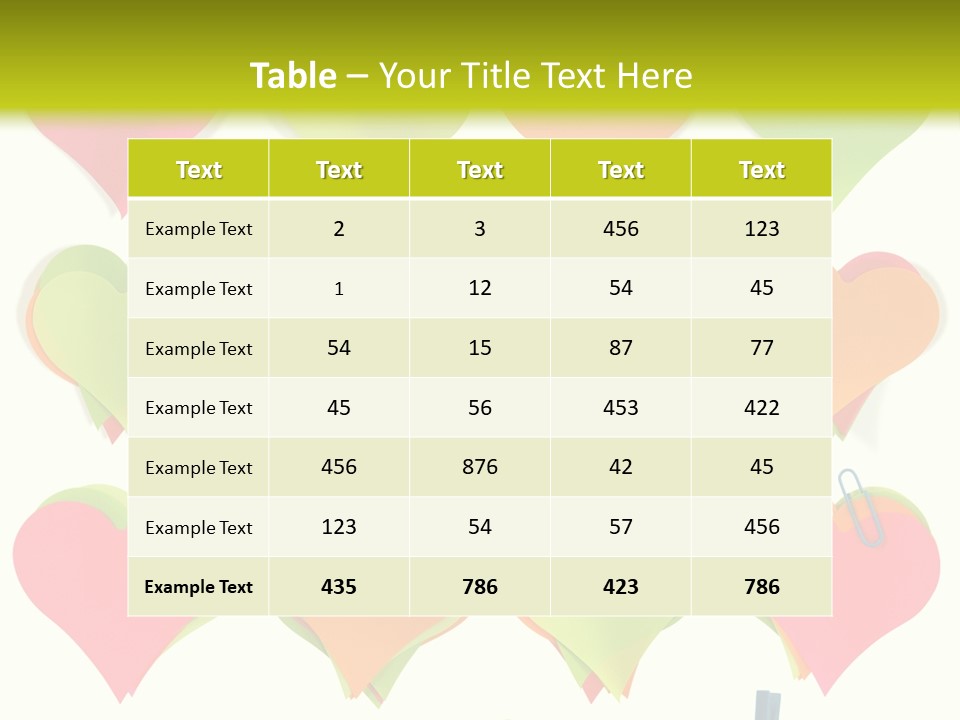 Colored Notes PowerPoint Template