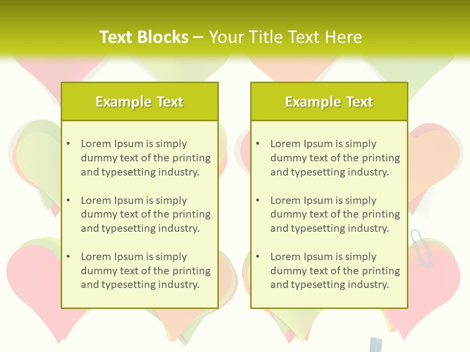 Colored Notes PowerPoint Template