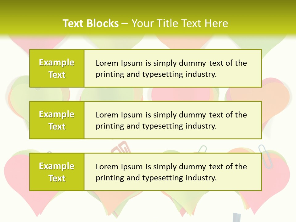 Colored Notes PowerPoint Template