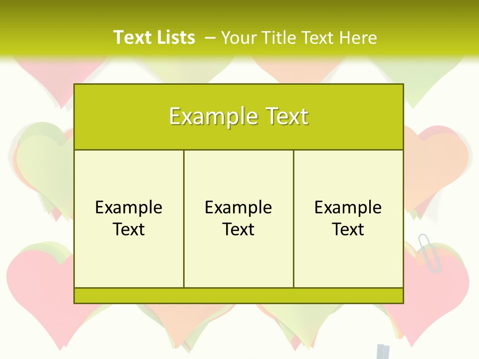 Colored Notes PowerPoint Template