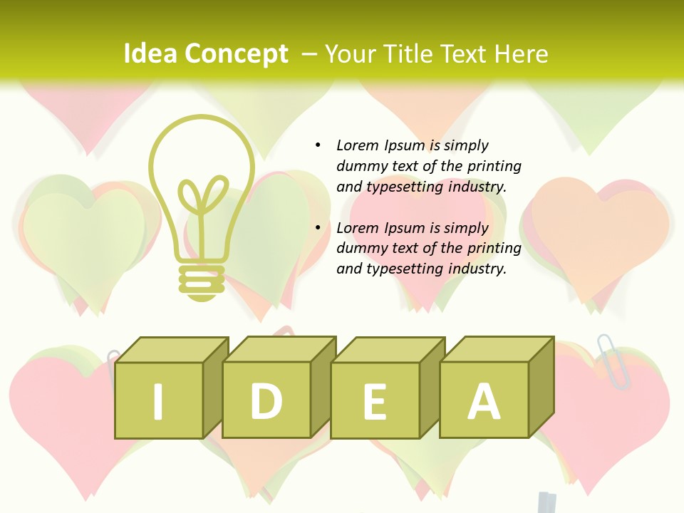 Colored Notes PowerPoint Template