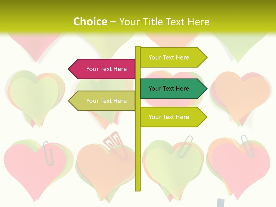 Colored Notes PowerPoint Template