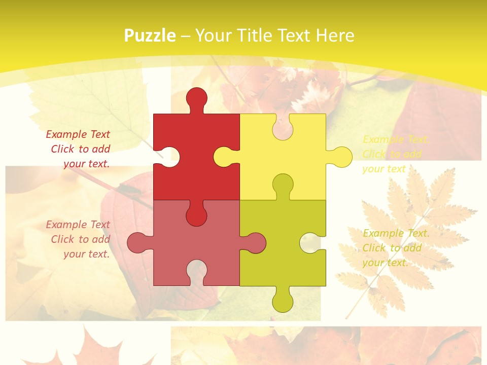 Collage Autumn PowerPoint Template