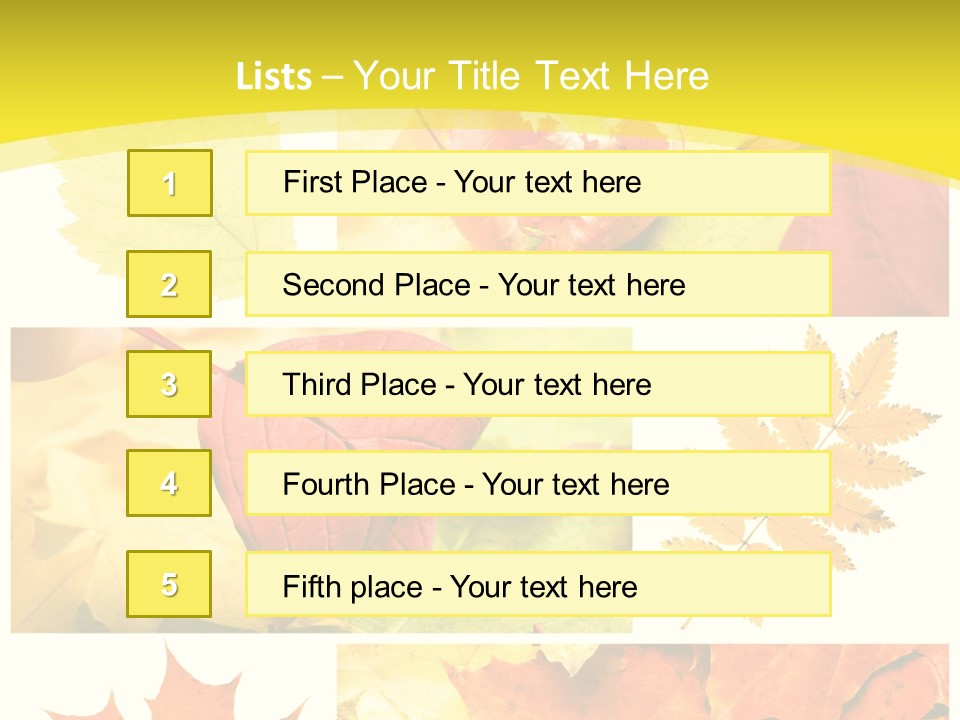 Collage Autumn PowerPoint Template
