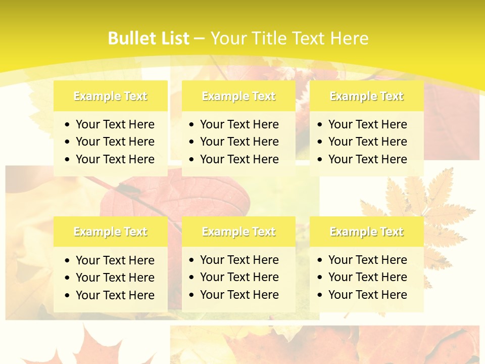 Collage Autumn PowerPoint Template