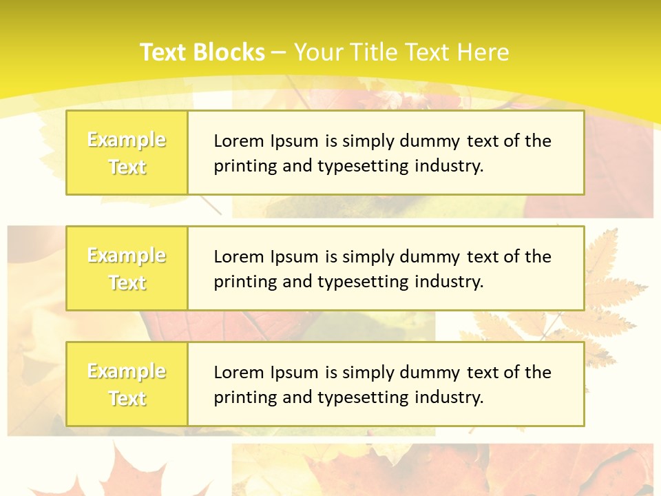 Collage Autumn PowerPoint Template