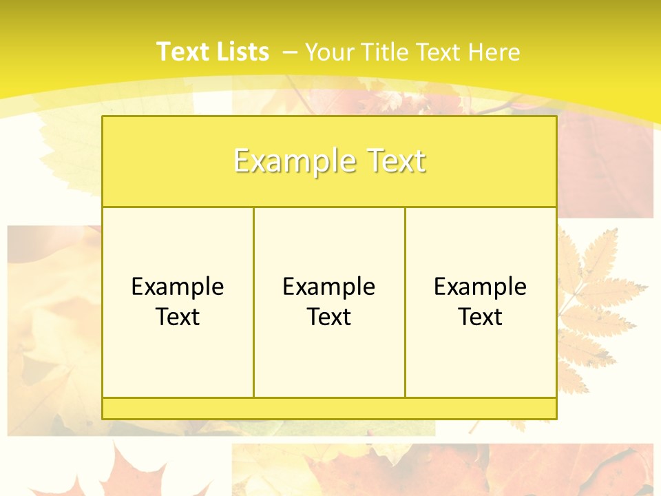 Collage Autumn PowerPoint Template