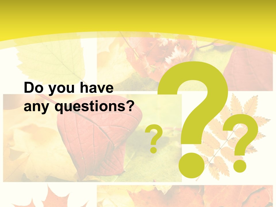 Collage Autumn PowerPoint Template