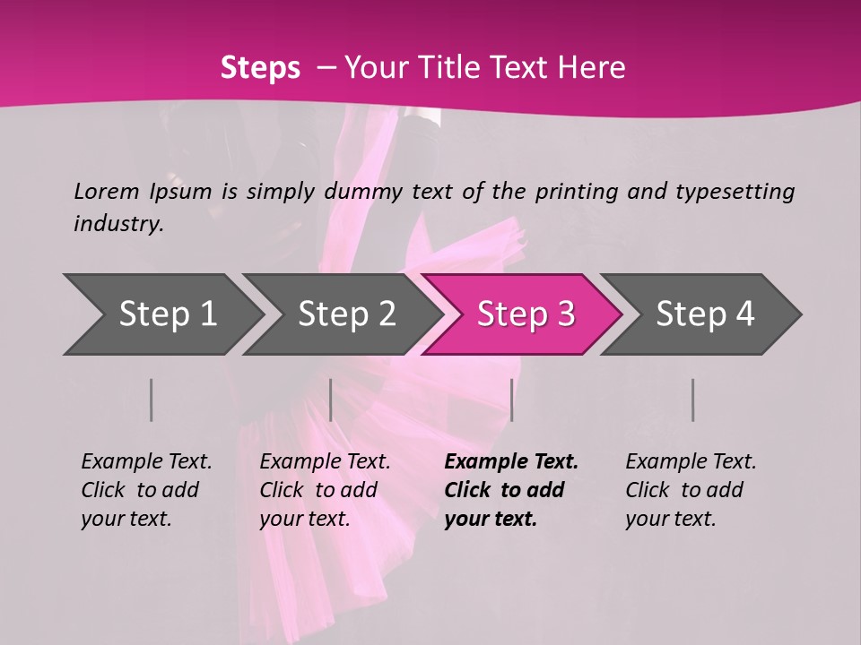 Sporty Sensuality Voluptuous PowerPoint Template