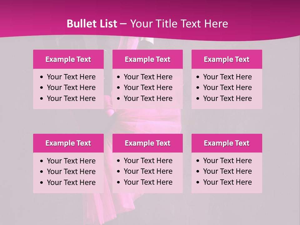 Sporty Sensuality Voluptuous PowerPoint Template