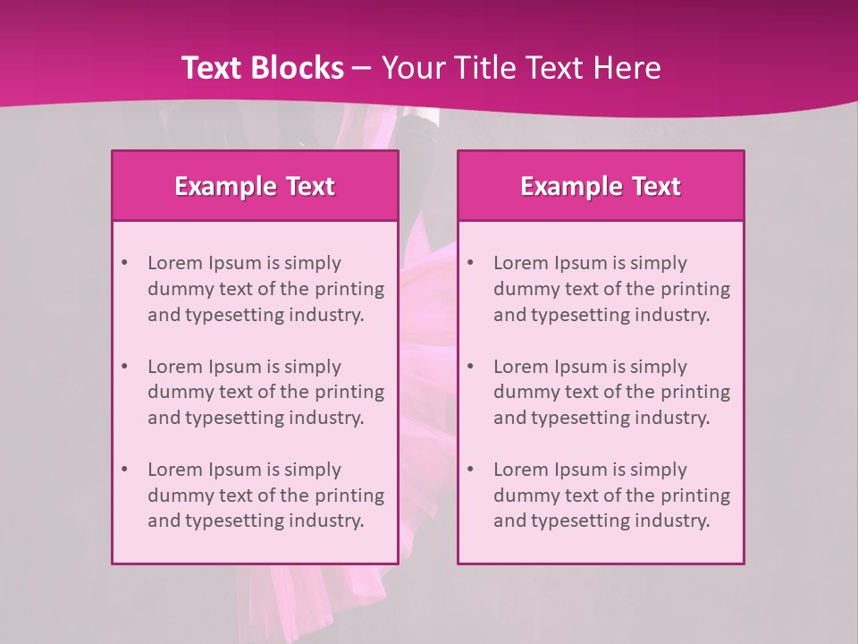 Sporty Sensuality Voluptuous PowerPoint Template