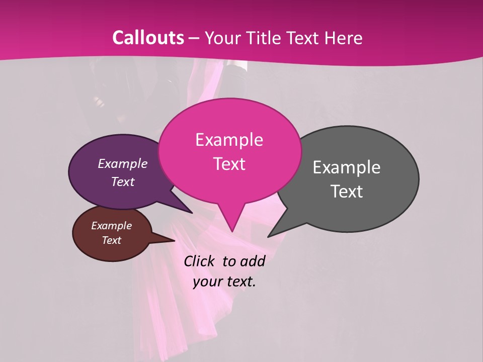 Sporty Sensuality Voluptuous PowerPoint Template