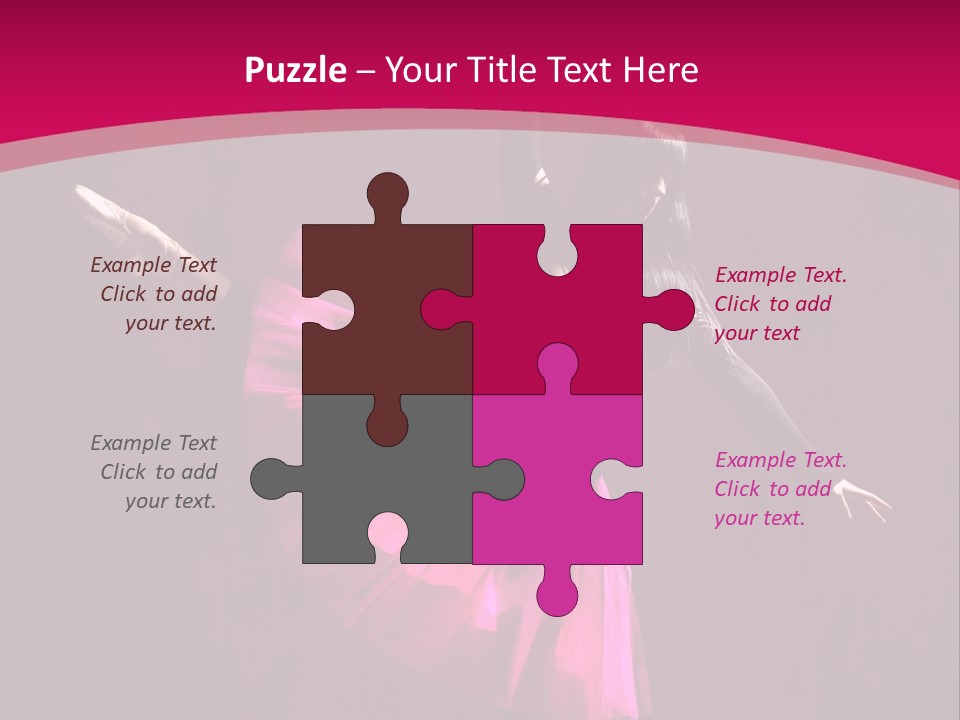 Behavior Elegance Woman PowerPoint Template