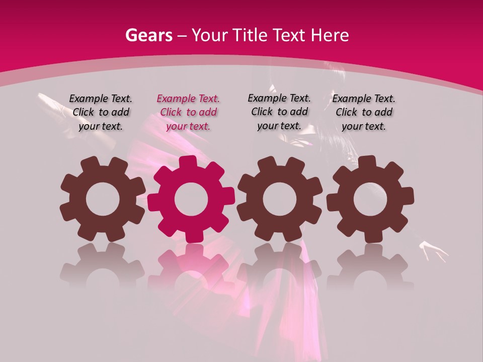 Behavior Elegance Woman PowerPoint Template