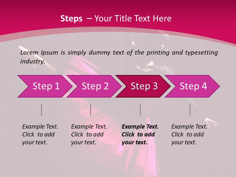 Behavior Elegance Woman PowerPoint Template