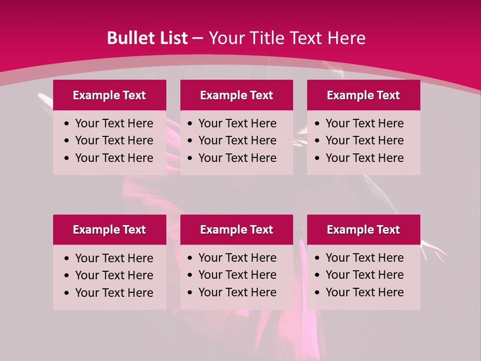 Behavior Elegance Woman PowerPoint Template