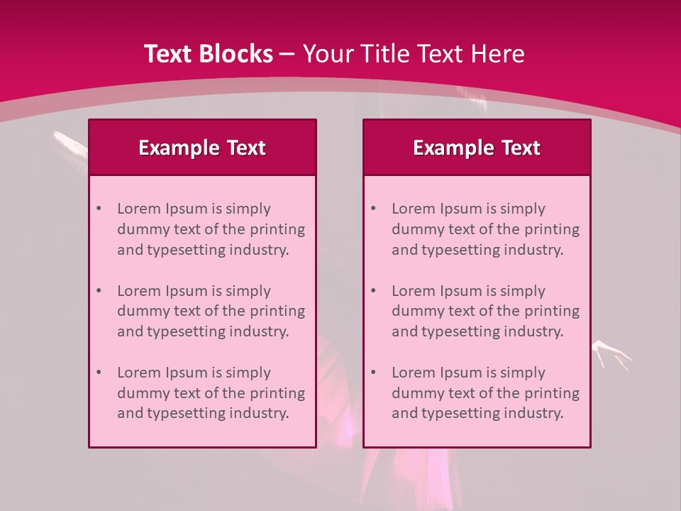 Behavior Elegance Woman PowerPoint Template