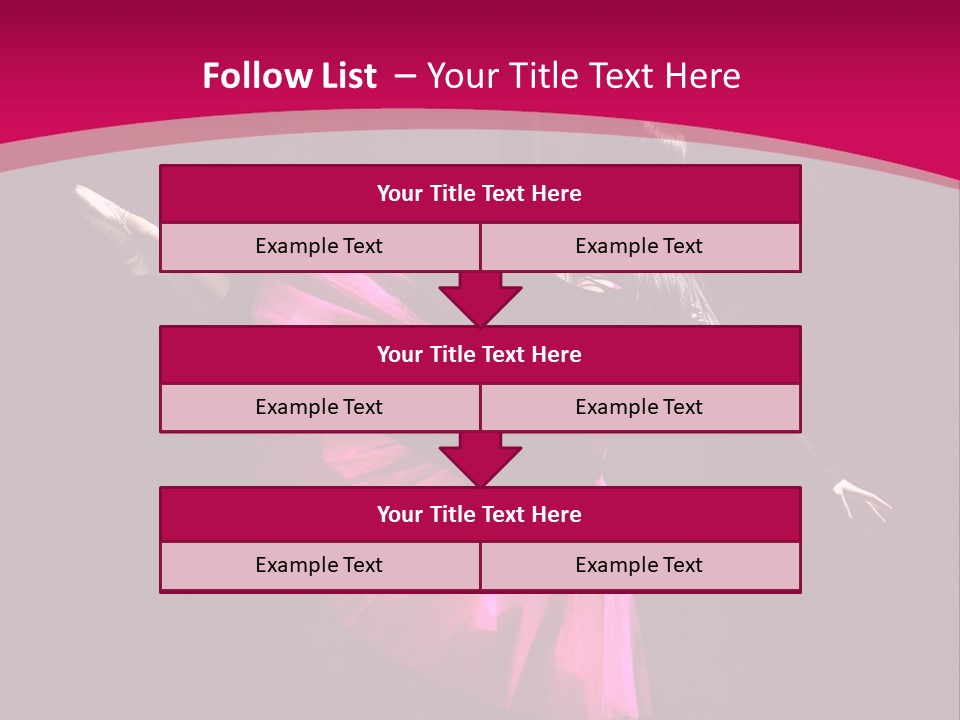 Behavior Elegance Woman PowerPoint Template