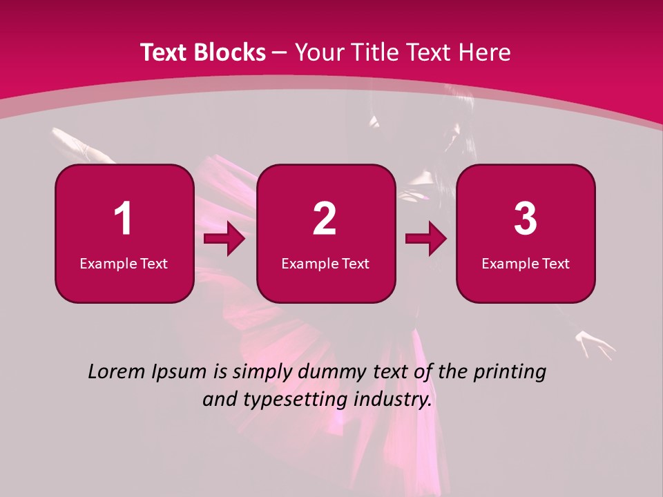 Behavior Elegance Woman PowerPoint Template