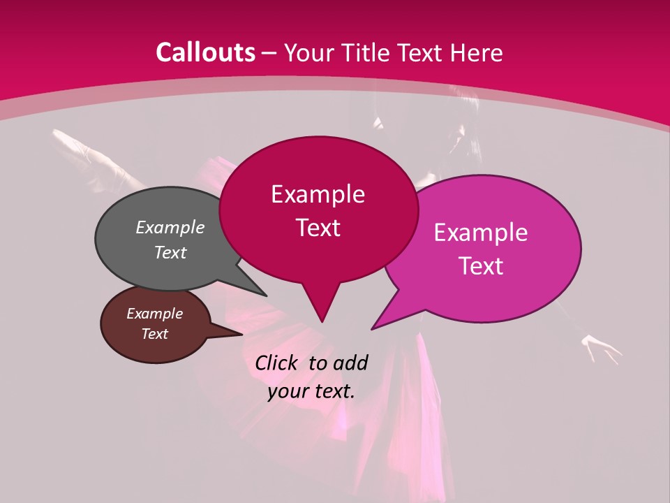 Behavior Elegance Woman PowerPoint Template