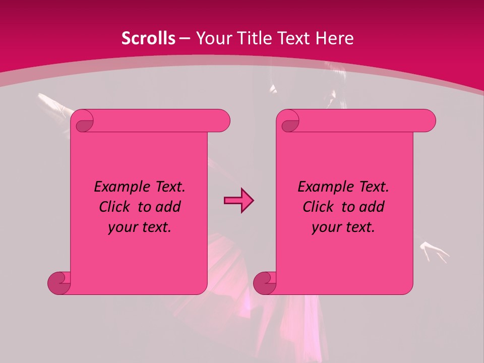 Behavior Elegance Woman PowerPoint Template