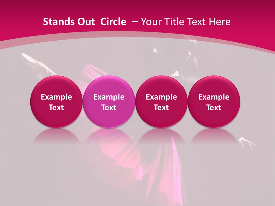 Behavior Elegance Woman PowerPoint Template