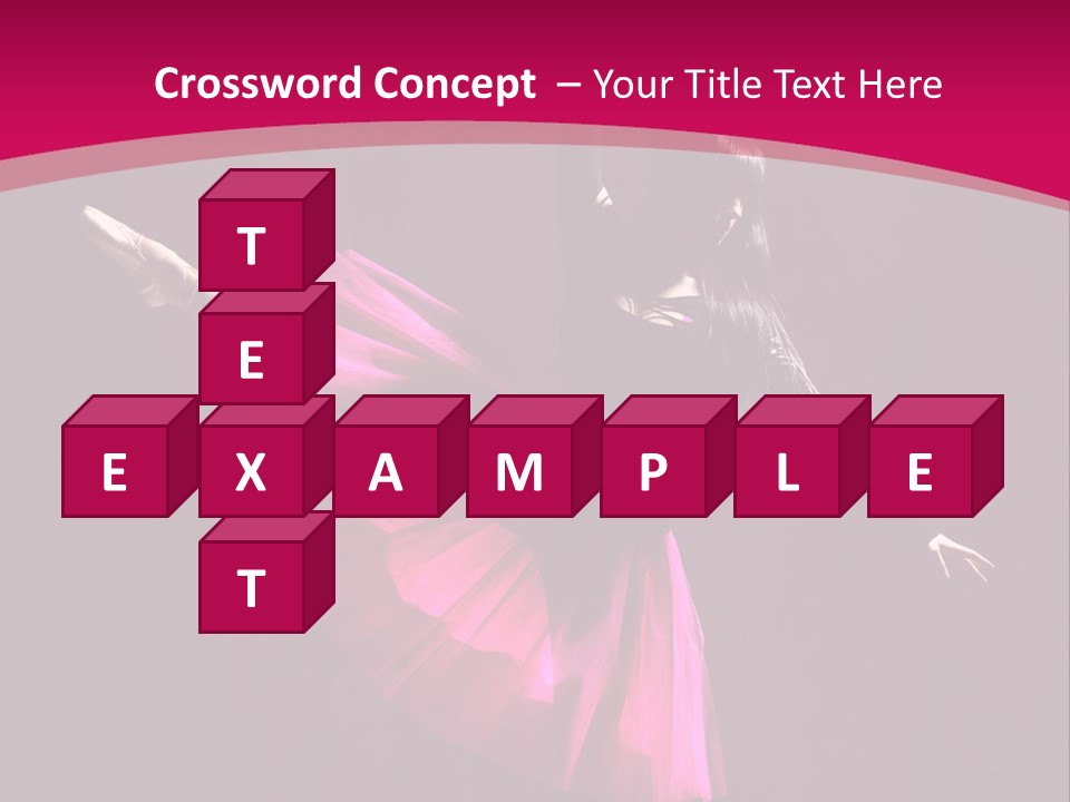 Behavior Elegance Woman PowerPoint Template