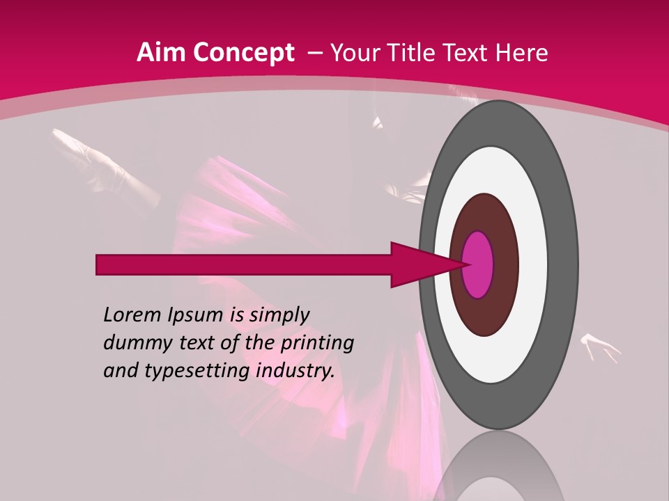 Behavior Elegance Woman PowerPoint Template