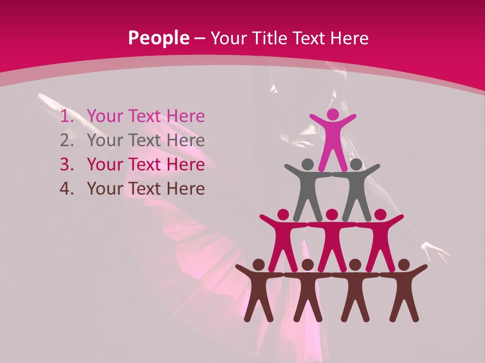 Behavior Elegance Woman PowerPoint Template