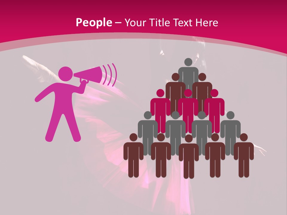 Behavior Elegance Woman PowerPoint Template