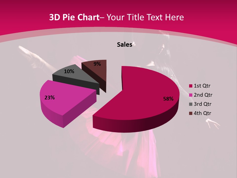 Behavior Elegance Woman PowerPoint Template