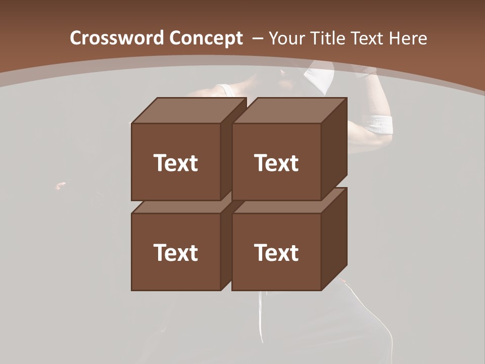 Boy Young Aerobics PowerPoint Template