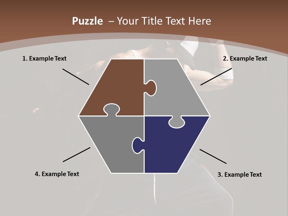 Boy Young Aerobics PowerPoint Template