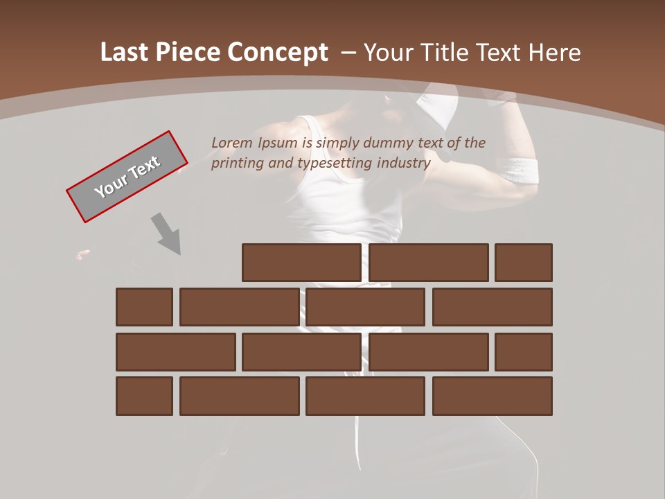 Boy Young Aerobics PowerPoint Template