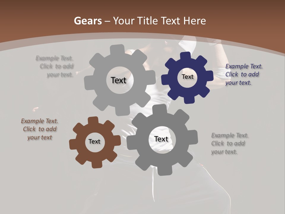 Boy Young Aerobics PowerPoint Template