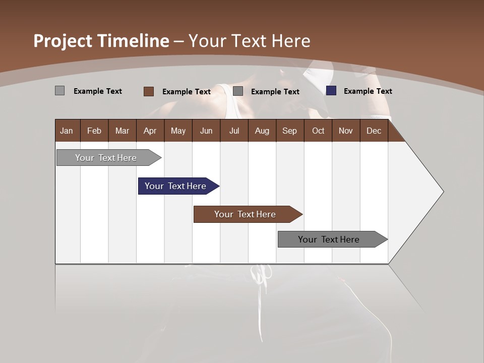 Boy Young Aerobics PowerPoint Template