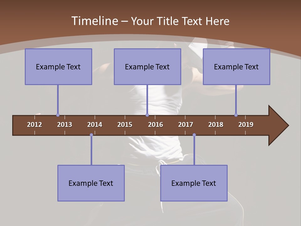 Boy Young Aerobics PowerPoint Template