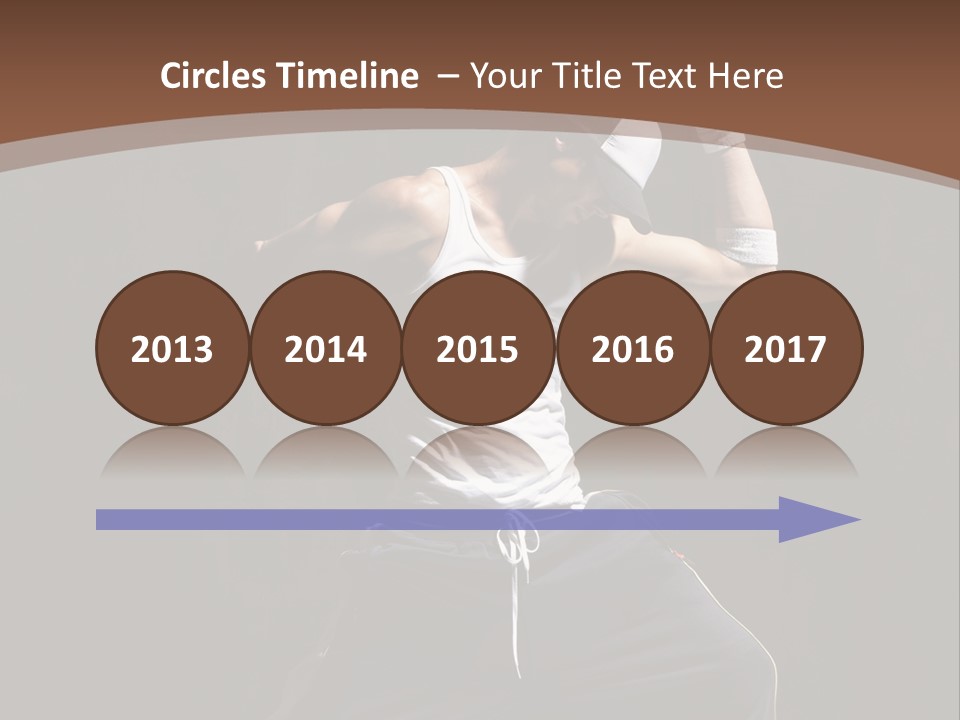 Boy Young Aerobics PowerPoint Template