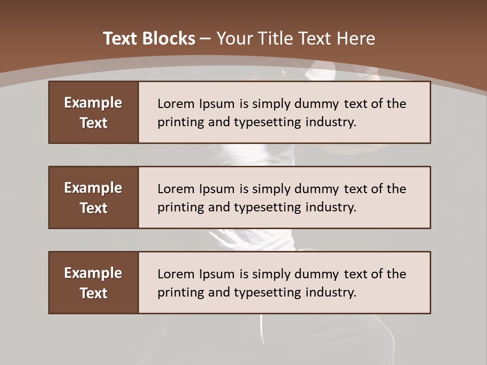 Boy Young Aerobics PowerPoint Template