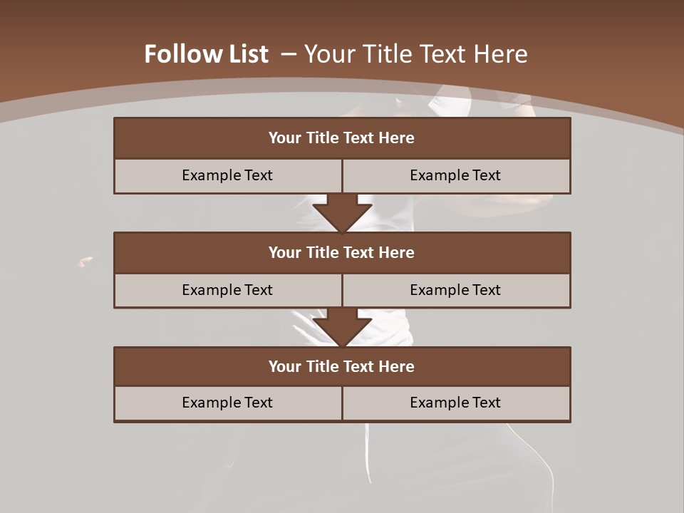 Boy Young Aerobics PowerPoint Template