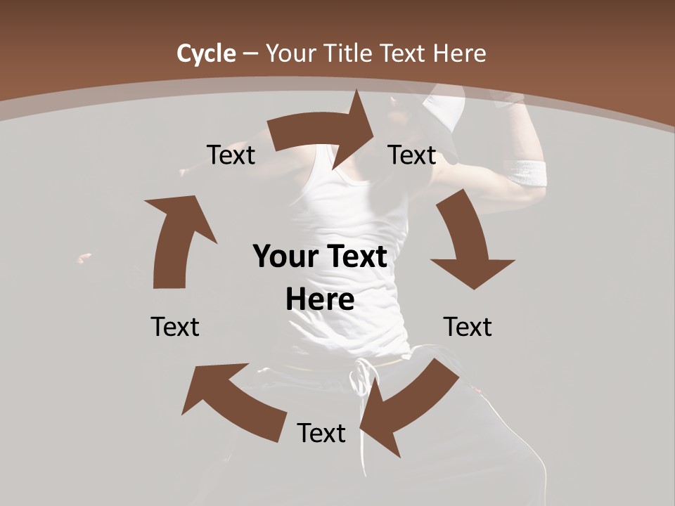 Boy Young Aerobics PowerPoint Template