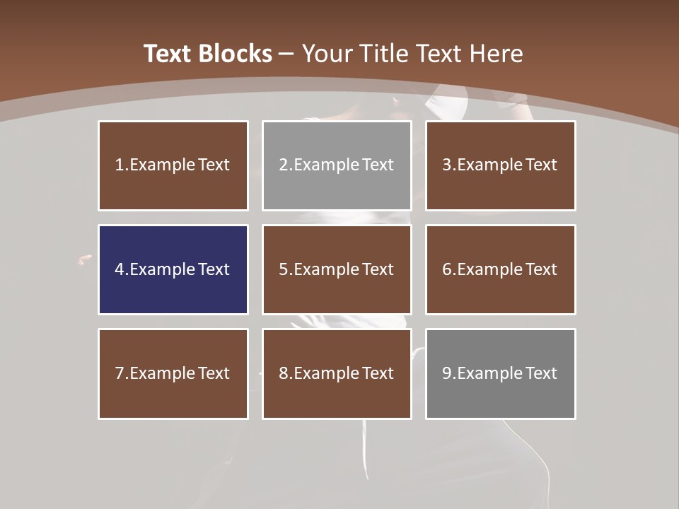 Boy Young Aerobics PowerPoint Template