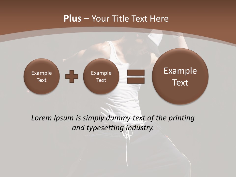 Boy Young Aerobics PowerPoint Template