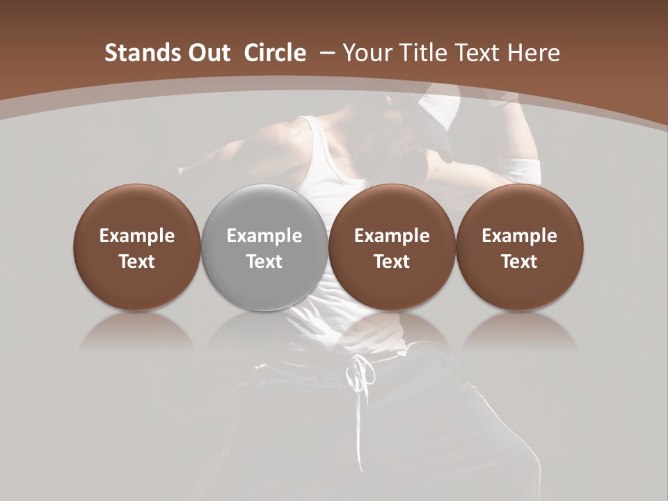 Boy Young Aerobics PowerPoint Template