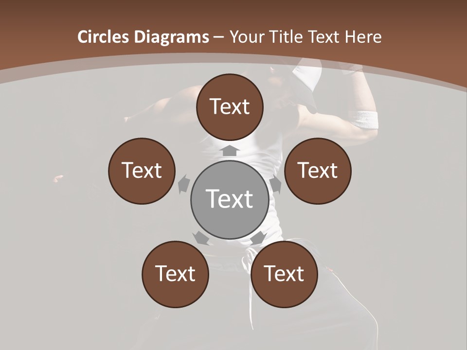 Boy Young Aerobics PowerPoint Template