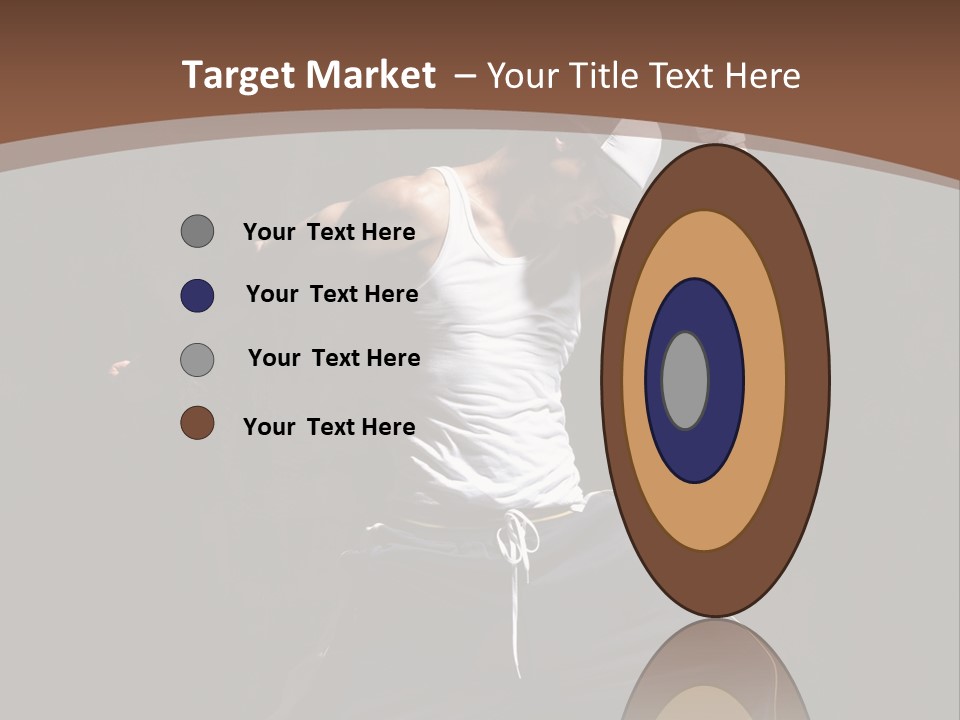 Boy Young Aerobics PowerPoint Template