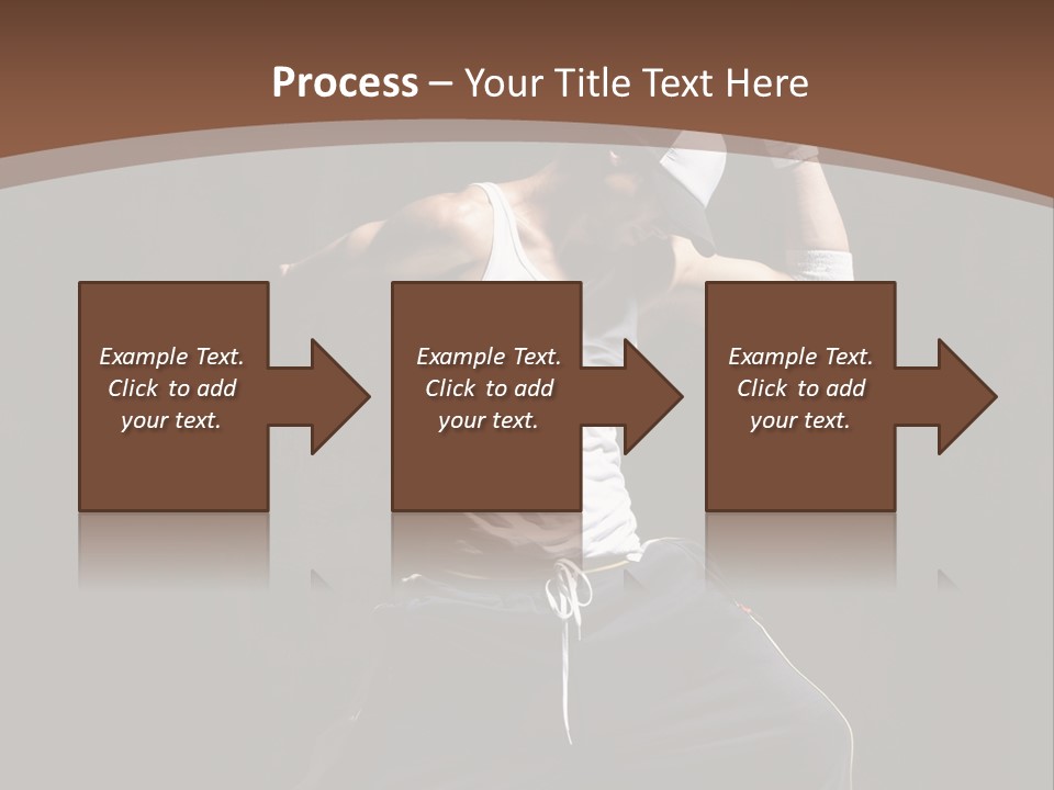 Boy Young Aerobics PowerPoint Template