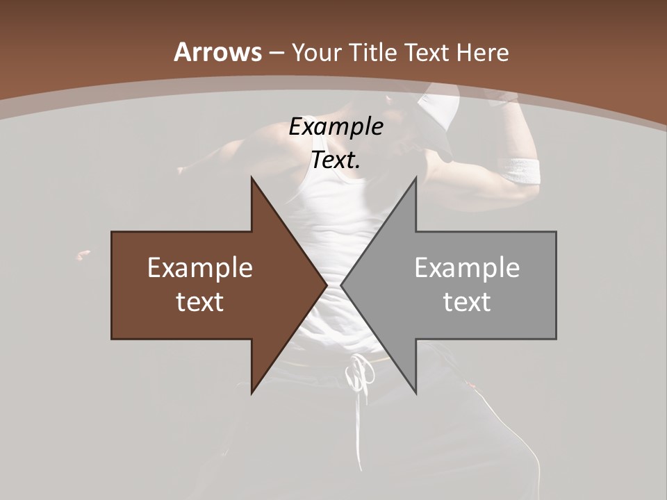 Boy Young Aerobics PowerPoint Template