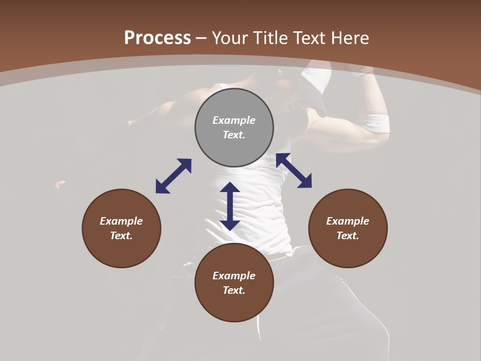 Boy Young Aerobics PowerPoint Template